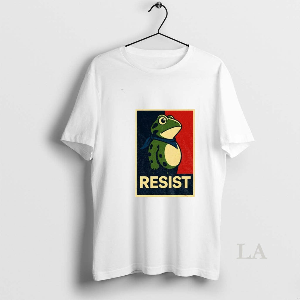 Original Portland Frog Resist Anti Trump Fascism - Adult & Kids T-Shirts, Sweatshirts & Hoodies apparel design preview 1