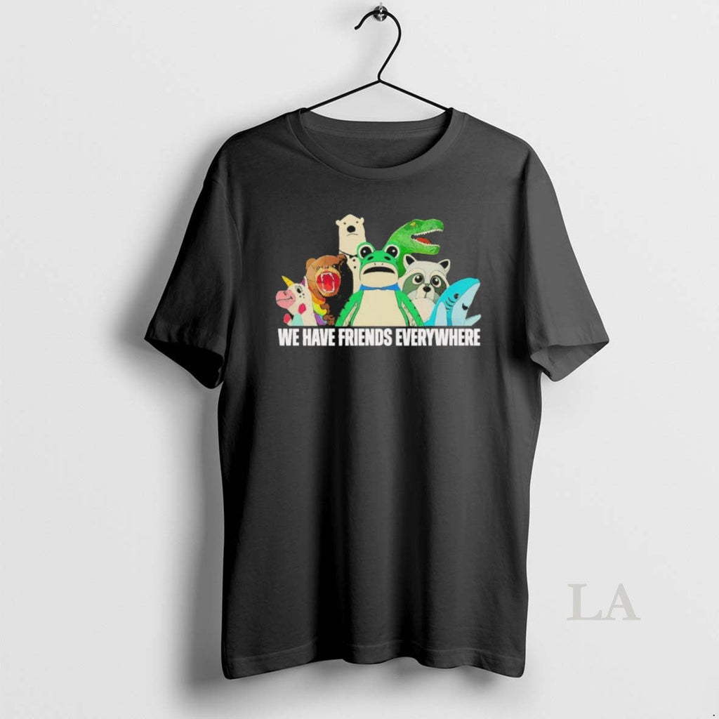 Original Portland Frog We Have Friends Everywhere - Adult & Kids T-Shirts, Sweatshirts & Hoodies apparel design preview 1