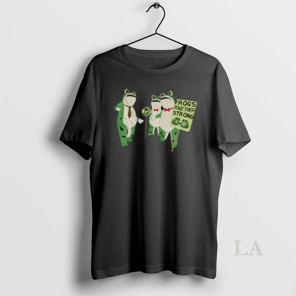 Original Portland Frog Frogs Together Strong - Adult & Kids T-Shirts, Sweatshirts & Hoodies apparel design preview 1