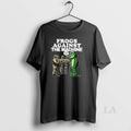 Original Portland Frogs Against The Machine Fck Ice - Adult & Kids T-Shirts, Sweatshirts & Hoodies apparel design preview 1