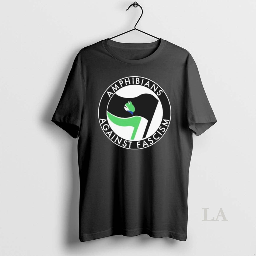 Original Portland Frogs Amphibians Against Fascism - Adult & Kids T-Shirts, Sweatshirts & Hoodies apparel design preview 1