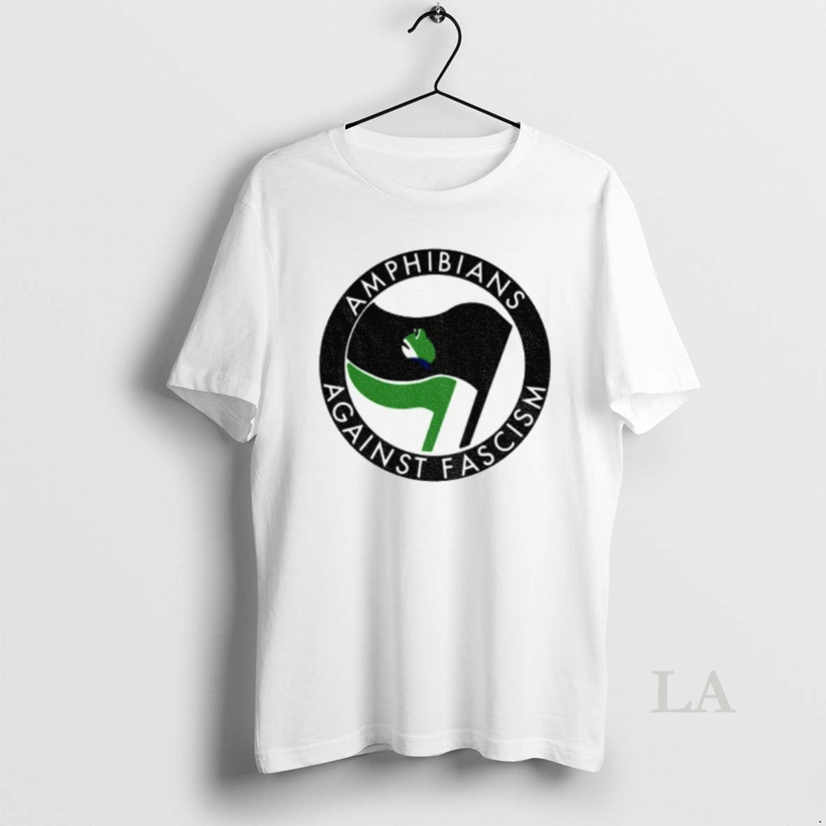 Original Portland Frogs Amphibians Against Fascism - Adult & Kids T-Shirts, Sweatshirts & Hoodies apparel design preview 1
