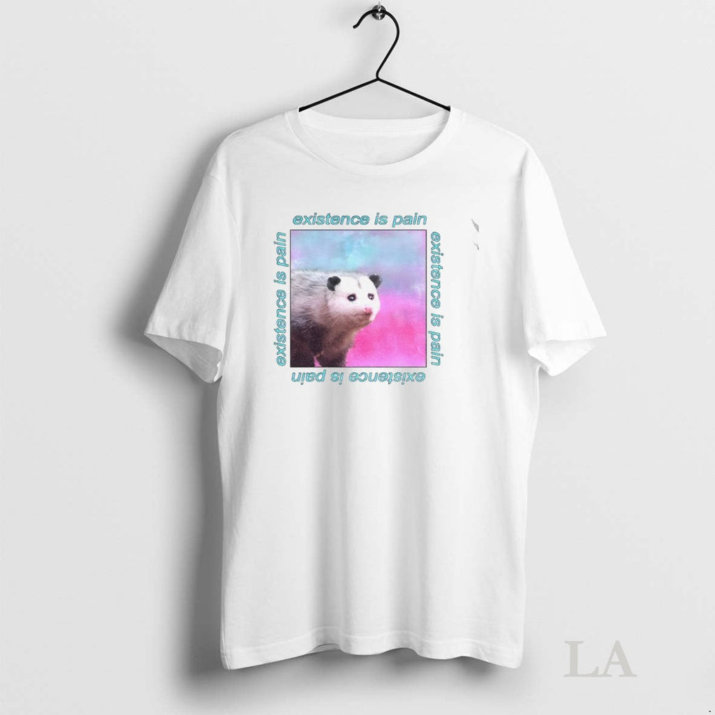 Original Possum Existence Is Pain Repeat Vintage - Adult & Kids T-Shirts, Sweatshirts & Hoodies apparel design preview 1