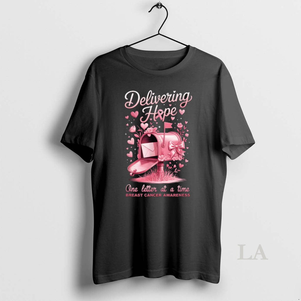 Original Postal Clerk Breast Cancer Awareness October - Adult & Kids T-Shirts, Sweatshirts & Hoodies apparel design preview 1