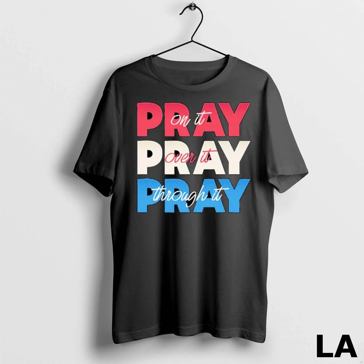 Original Pray On It Over Throught Ornaments - Adult & Kids T-Shirts, Sweatshirts & Hoodies apparel design preview 1