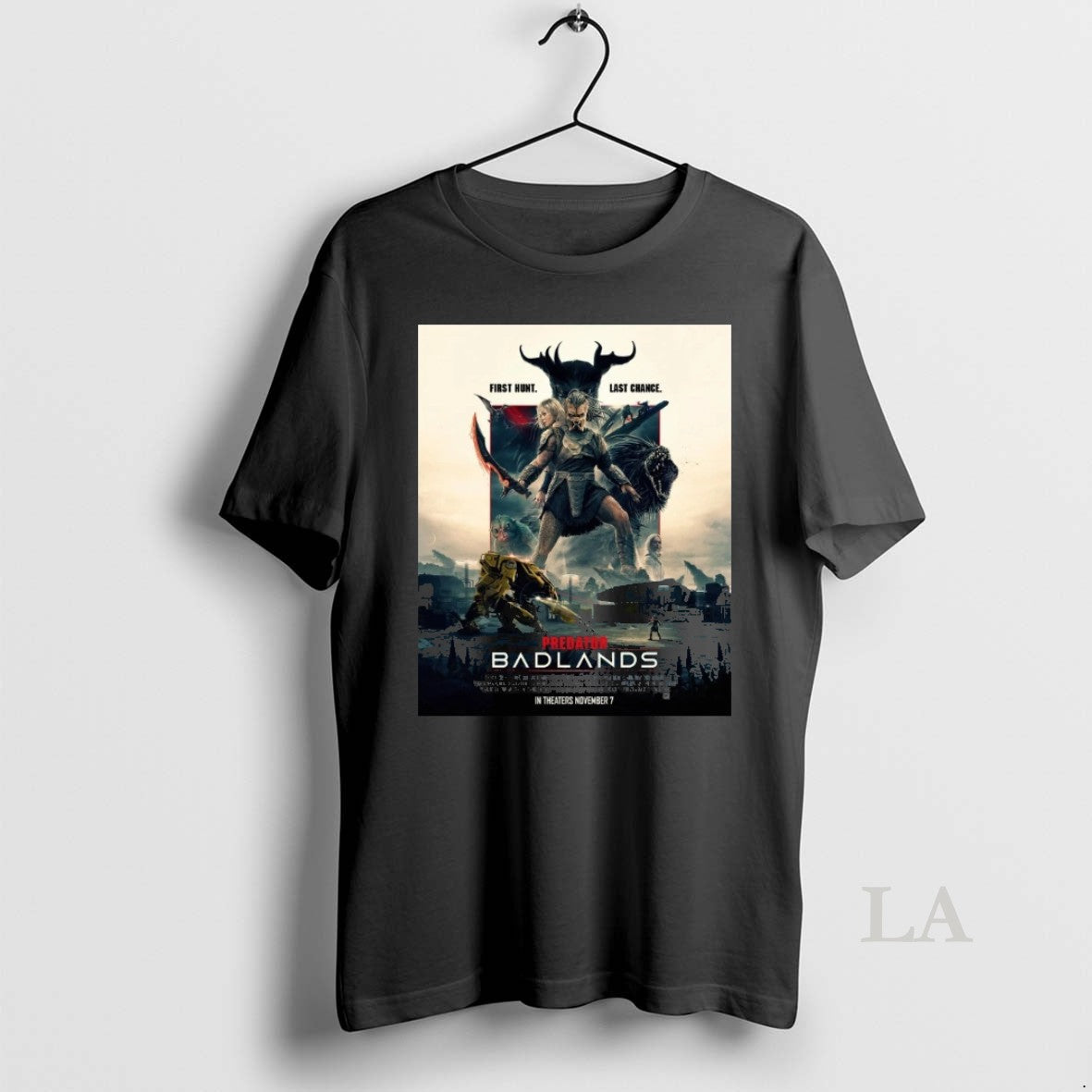 Original Predator Badlands First Hunt Last Chance In - Adult & Kids T-Shirts, Sweatshirts & Hoodies apparel design preview 1