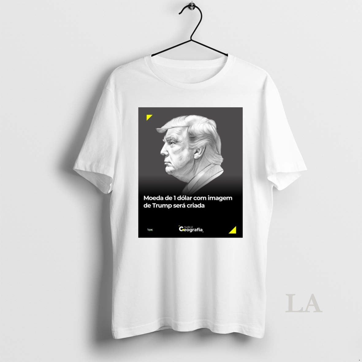Original Presidente Donald Trump Moeda De 1 Dolar Com - Adult & Kids T-Shirts, Sweatshirts & Hoodies apparel design preview 1
