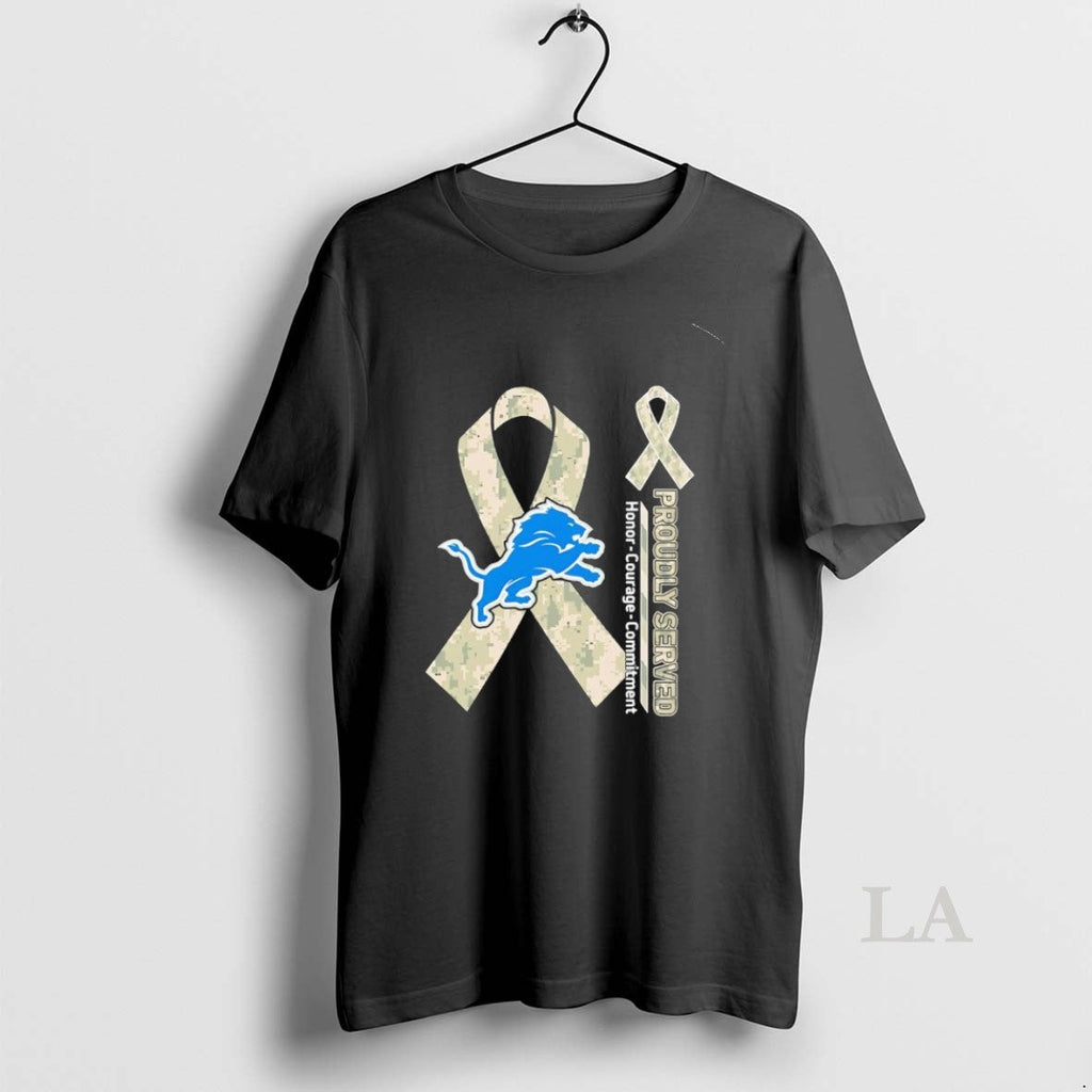 Original Proudly Served Honor Courage Commitment - Adult & Kids T-Shirts, Sweatshirts & Hoodies apparel design preview 1
