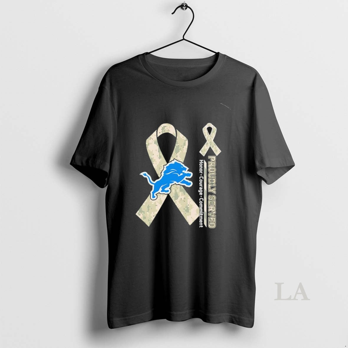 Original Proudly Served Honor Courage Commitment - Adult & Kids T-Shirts, Sweatshirts & Hoodies apparel design preview 1