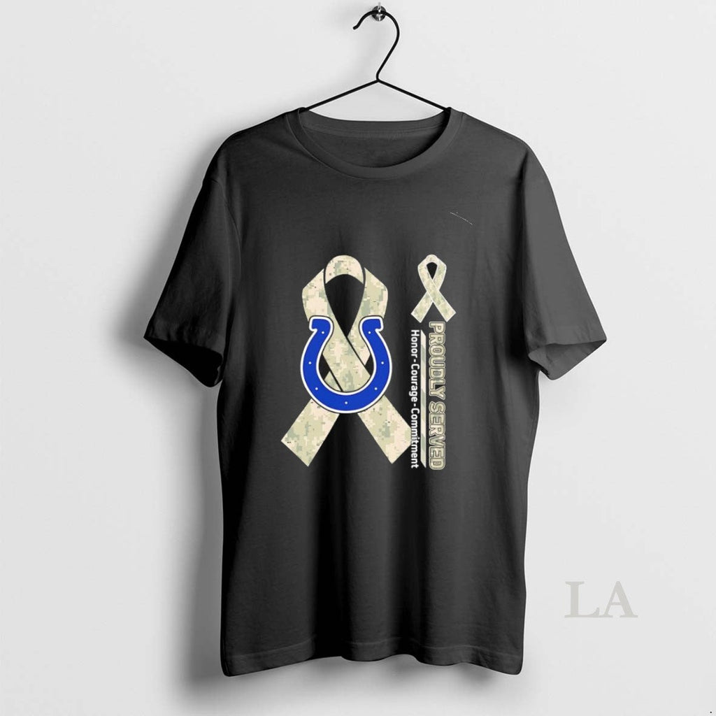 Original Proudly Served Honor Courage Commitment - Adult & Kids T-Shirts, Sweatshirts & Hoodies apparel design preview 1
