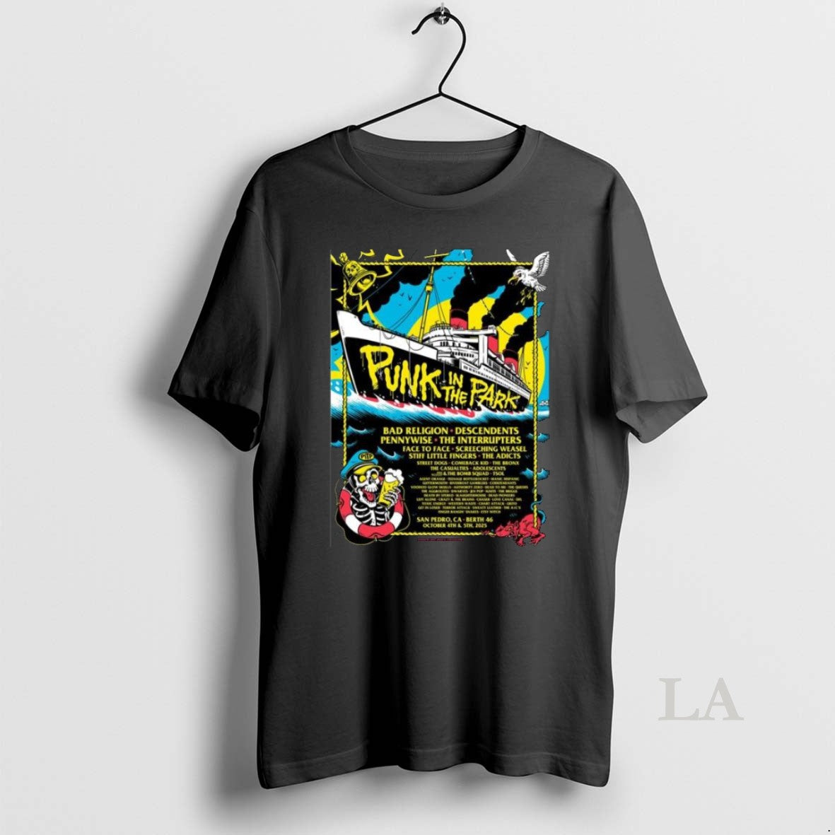 Original Punk In The Park Berth 46 San Pedro Ca - Adult & Kids T-Shirts, Sweatshirts & Hoodies apparel design preview 1