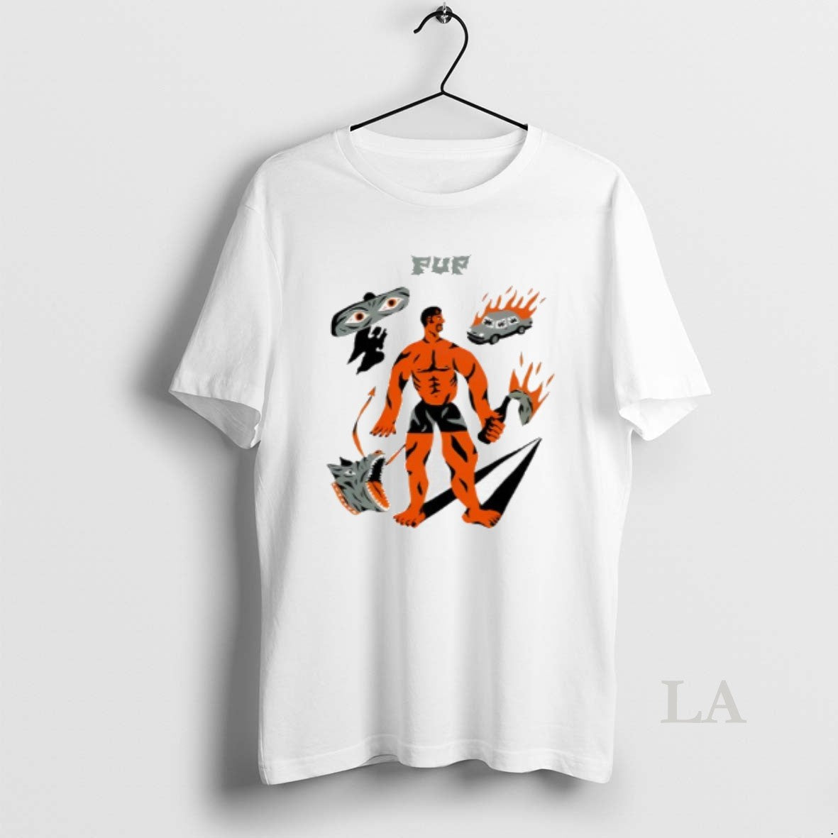 Original Pup The Band Muscle Man - Adult & Kids T-Shirts, Sweatshirts & Hoodies apparel design preview 1
