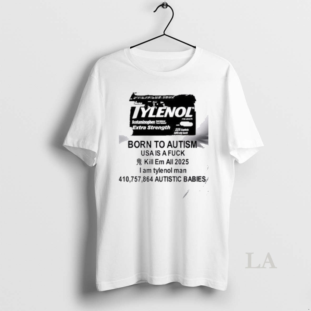 Original Qqps89hx Tylenol Born To Autism Usa Is A - Adult & Kids T-Shirts, Sweatshirts & Hoodies apparel design preview 1