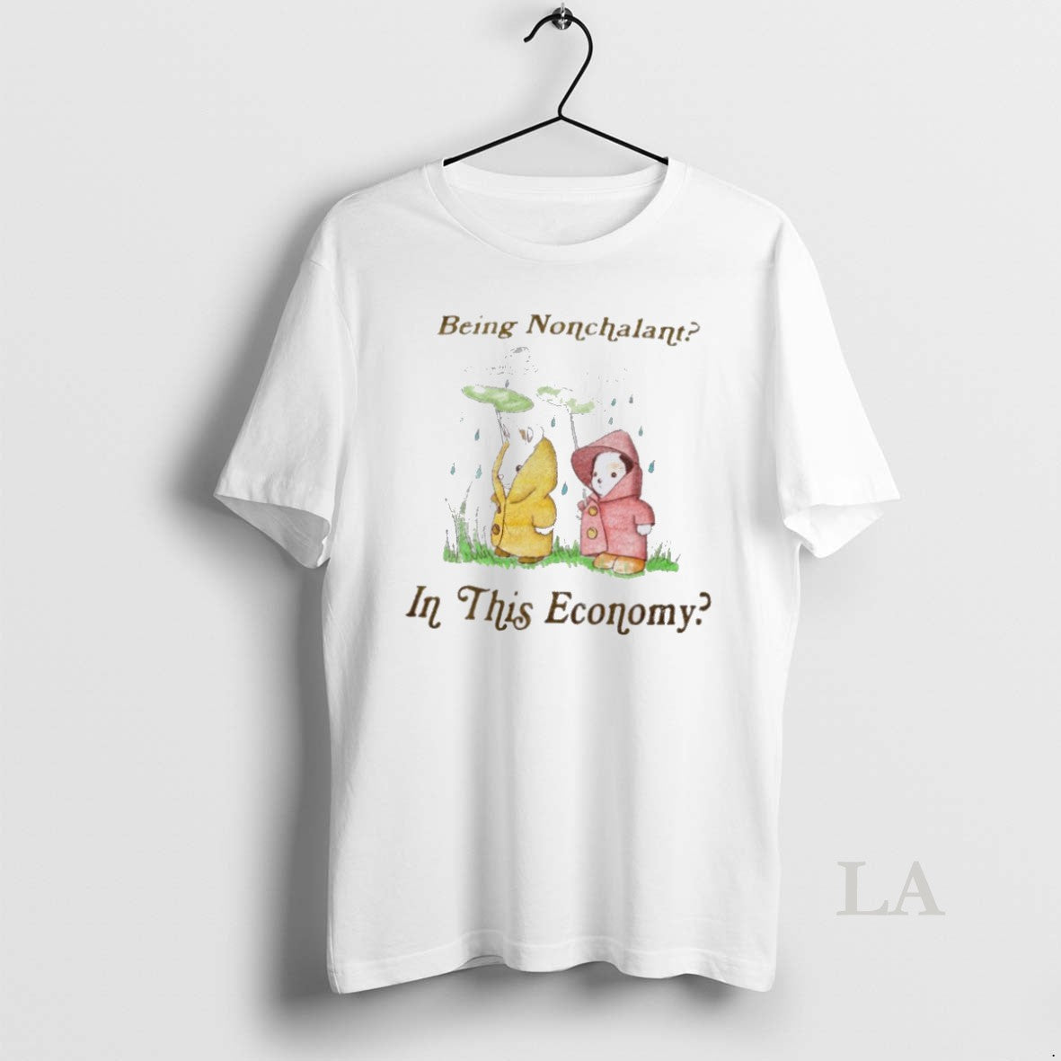 Original Rabbit And Dog Being Nonchalant In This - Adult & Kids T-Shirts, Sweatshirts & Hoodies apparel design preview 1