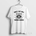 Original Raccoon Sweet But Will Throw Hands - Adult & Kids T-Shirts, Sweatshirts & Hoodies apparel design preview 1