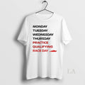 Original Race Week Formula 1 Weekly Schedule - Adult & Kids T-Shirts, Sweatshirts & Hoodies apparel design preview 1
