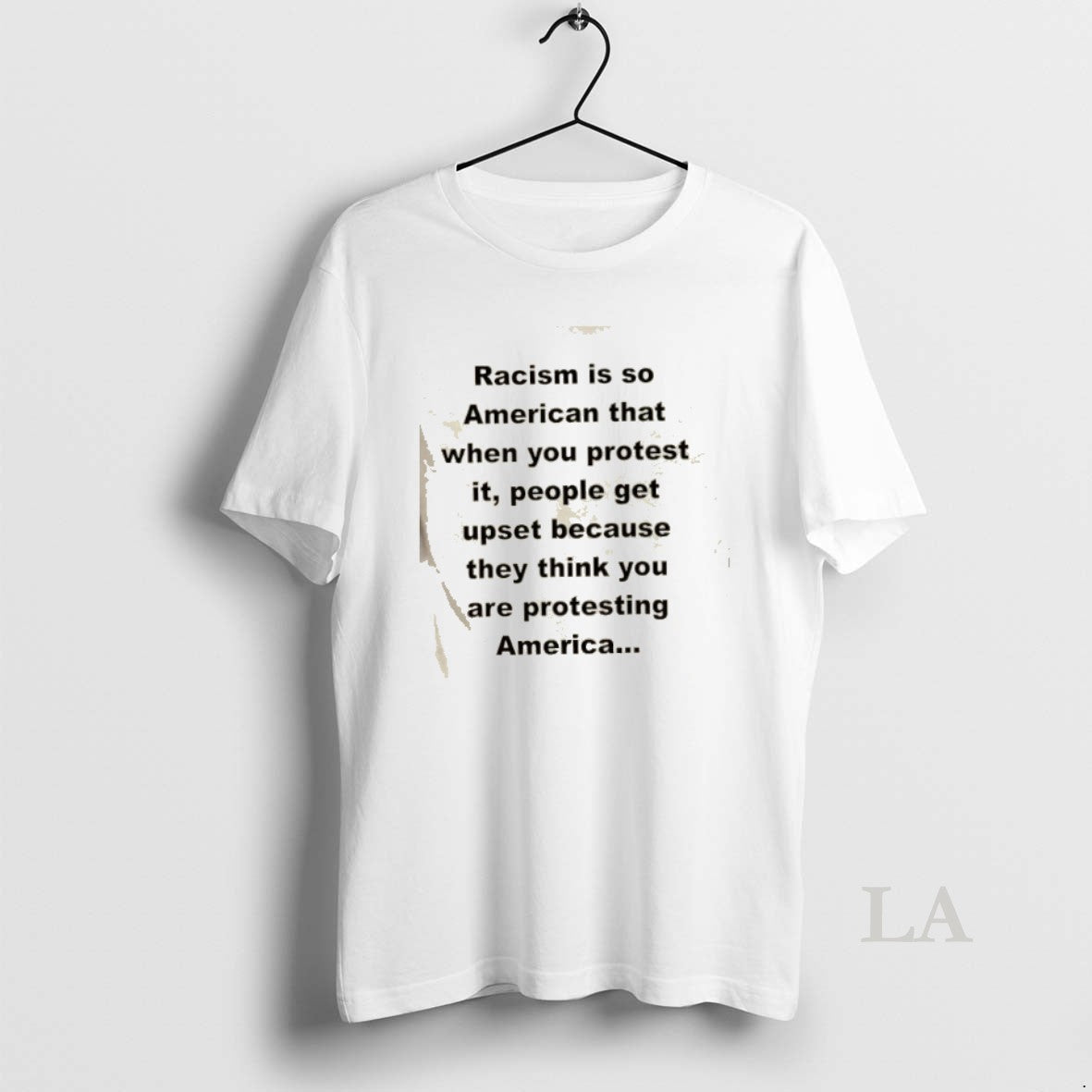 Original Racism Is So American That When You Protest - Adult & Kids T-Shirts, Sweatshirts & Hoodies apparel design preview 1