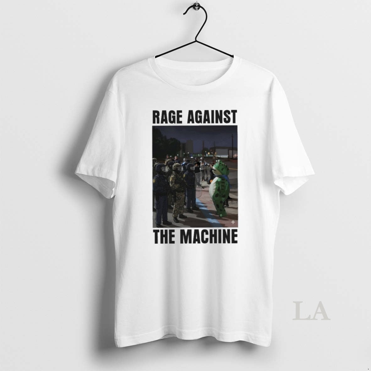 Original Rage Against Machine Frog Anti Ice - Adult & Kids T-Shirts, Sweatshirts & Hoodies apparel design preview 1