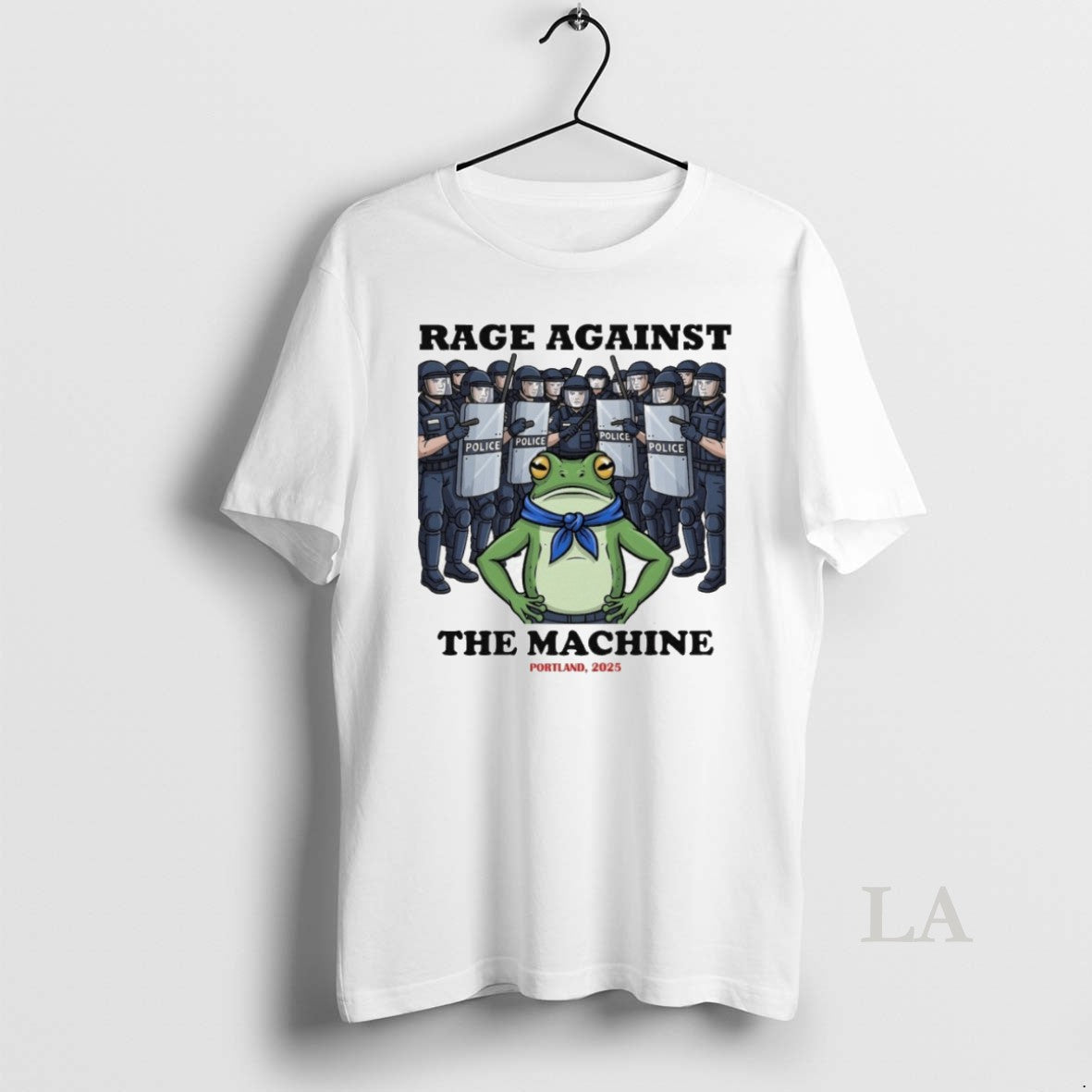 Original Rage Against The Machine Frog Portland 2025 - Adult & Kids T-Shirts, Sweatshirts & Hoodies apparel design preview 1