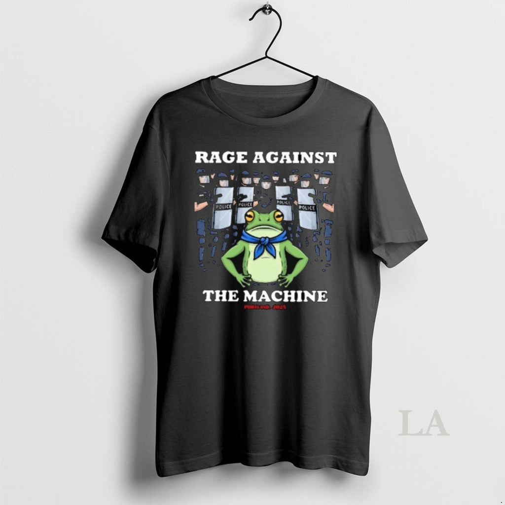 Original Rage Against The Machine Frog Portland 2025 - Adult & Kids T-Shirts, Sweatshirts & Hoodies apparel design preview 1