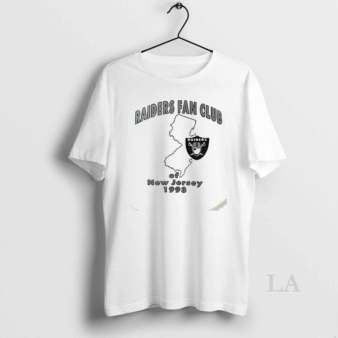 Original Raiders Fan Club Of New Jersey 1993 Vintage - Adult & Kids T-Shirts, Sweatshirts & Hoodies apparel design preview 1