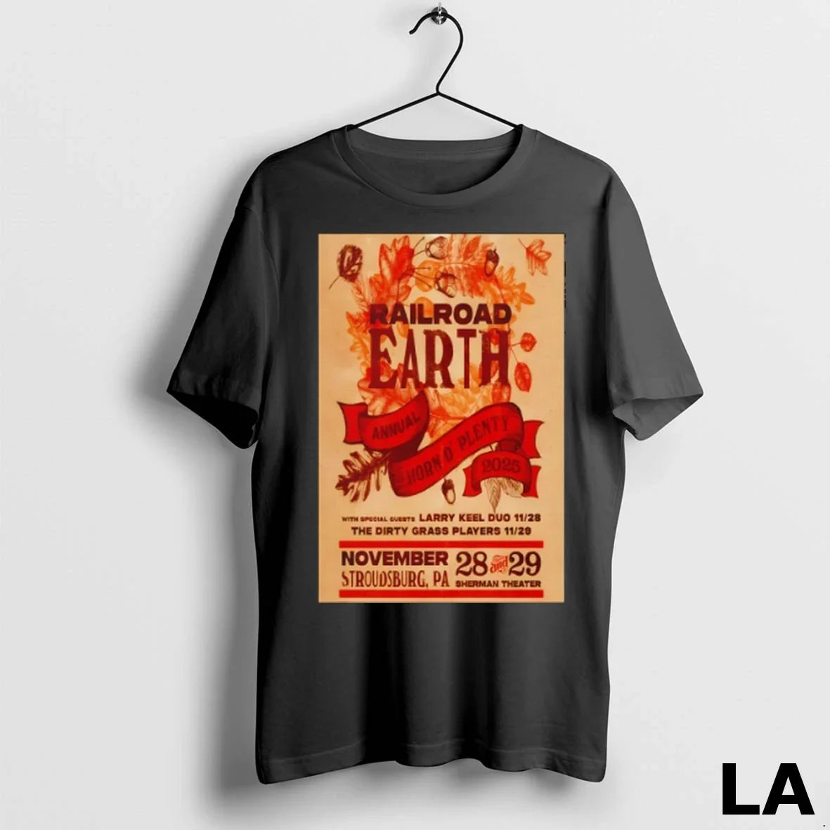 Original Railroad Earth Stroudsburg Pa 11 28 29 2025 - Adult & Kids T-Shirts, Sweatshirts & Hoodies apparel design preview 1