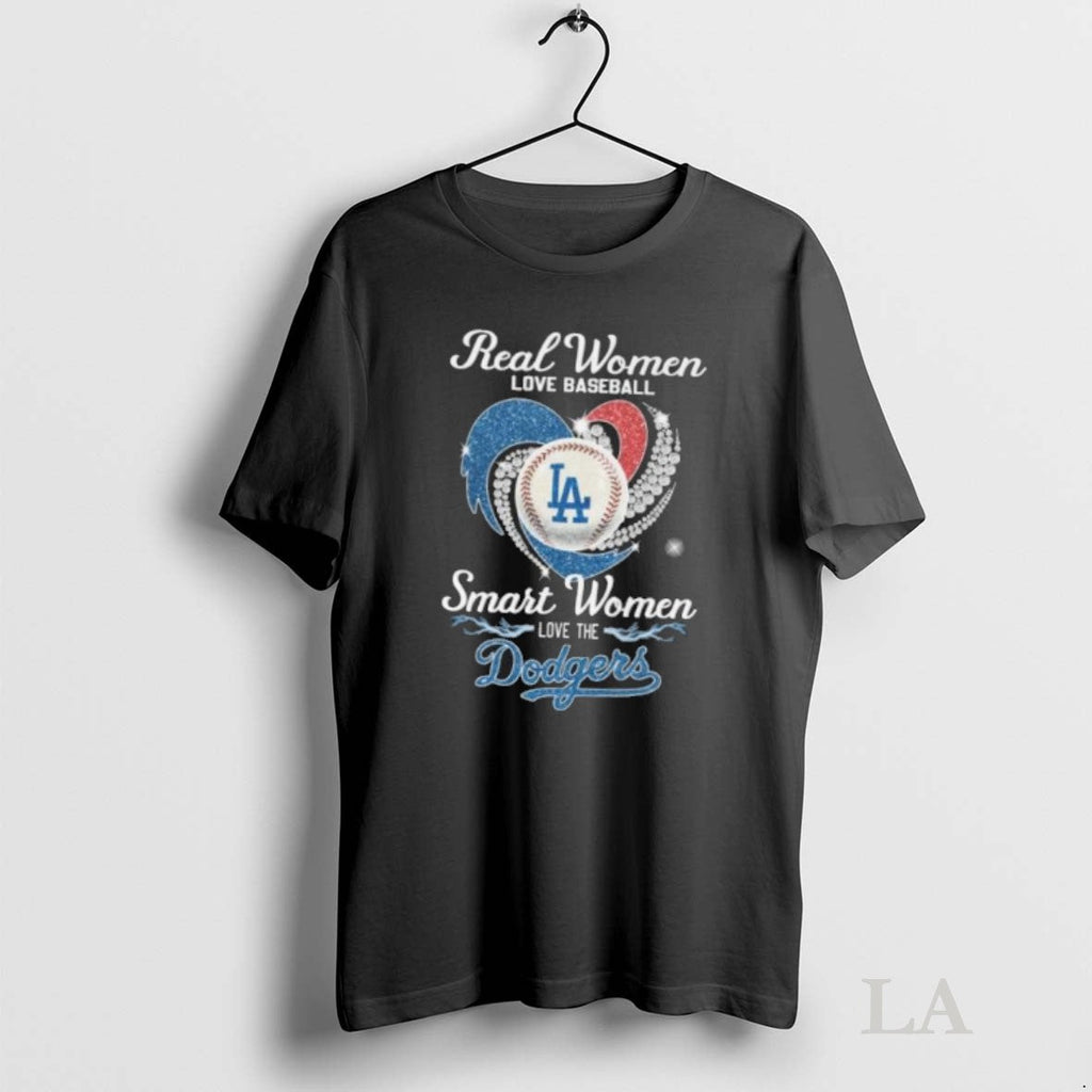 Original Real Women Love Baseball Smart The Los - Adult & Kids T-Shirts, Sweatshirts & Hoodies apparel design preview 1