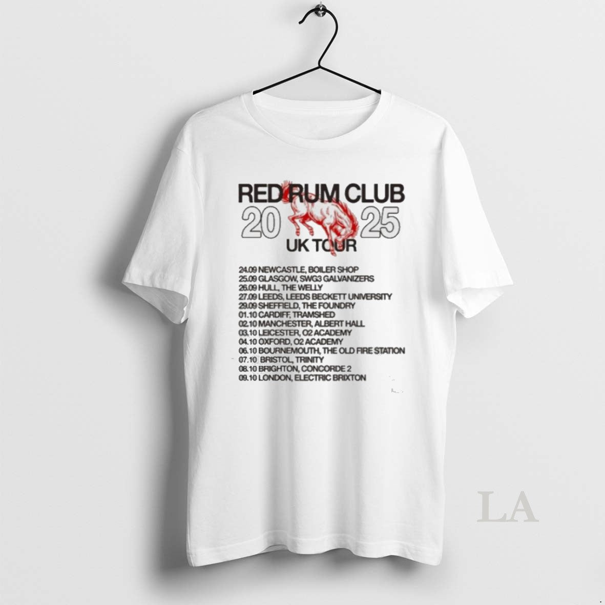 Original Red Rum Club 2025 Tour Uk Buck - Adult & Kids T-Shirts, Sweatshirts & Hoodies apparel design preview 1