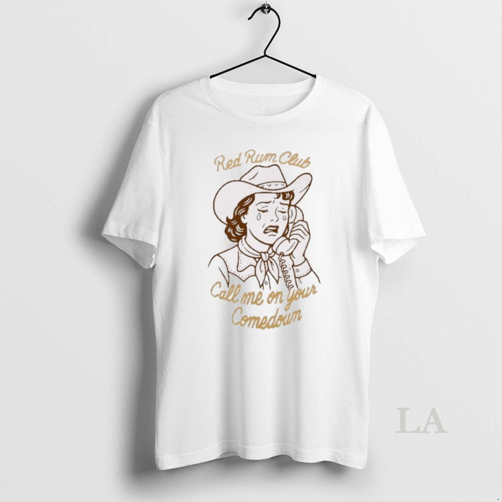 Original Red Rum Club Call Me On Your Comedown - Adult & Kids T-Shirts, Sweatshirts & Hoodies apparel design preview 1