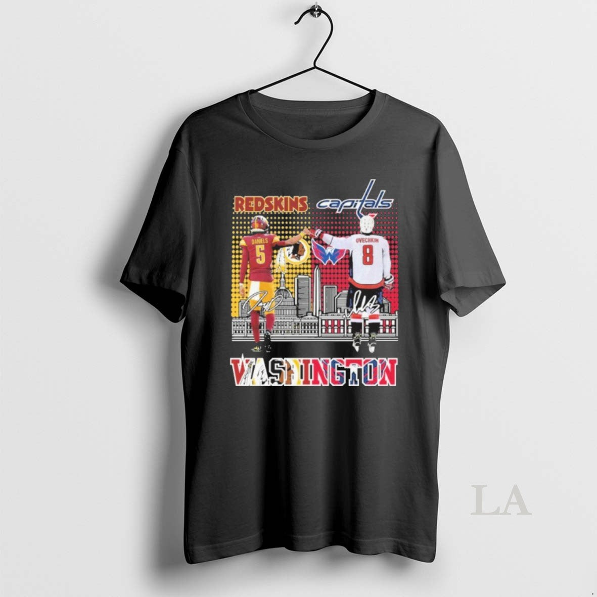 Original Redskins Daniels X Capitals Ovechkin Vintage - Adult & Kids T-Shirts, Sweatshirts & Hoodies apparel design preview 1