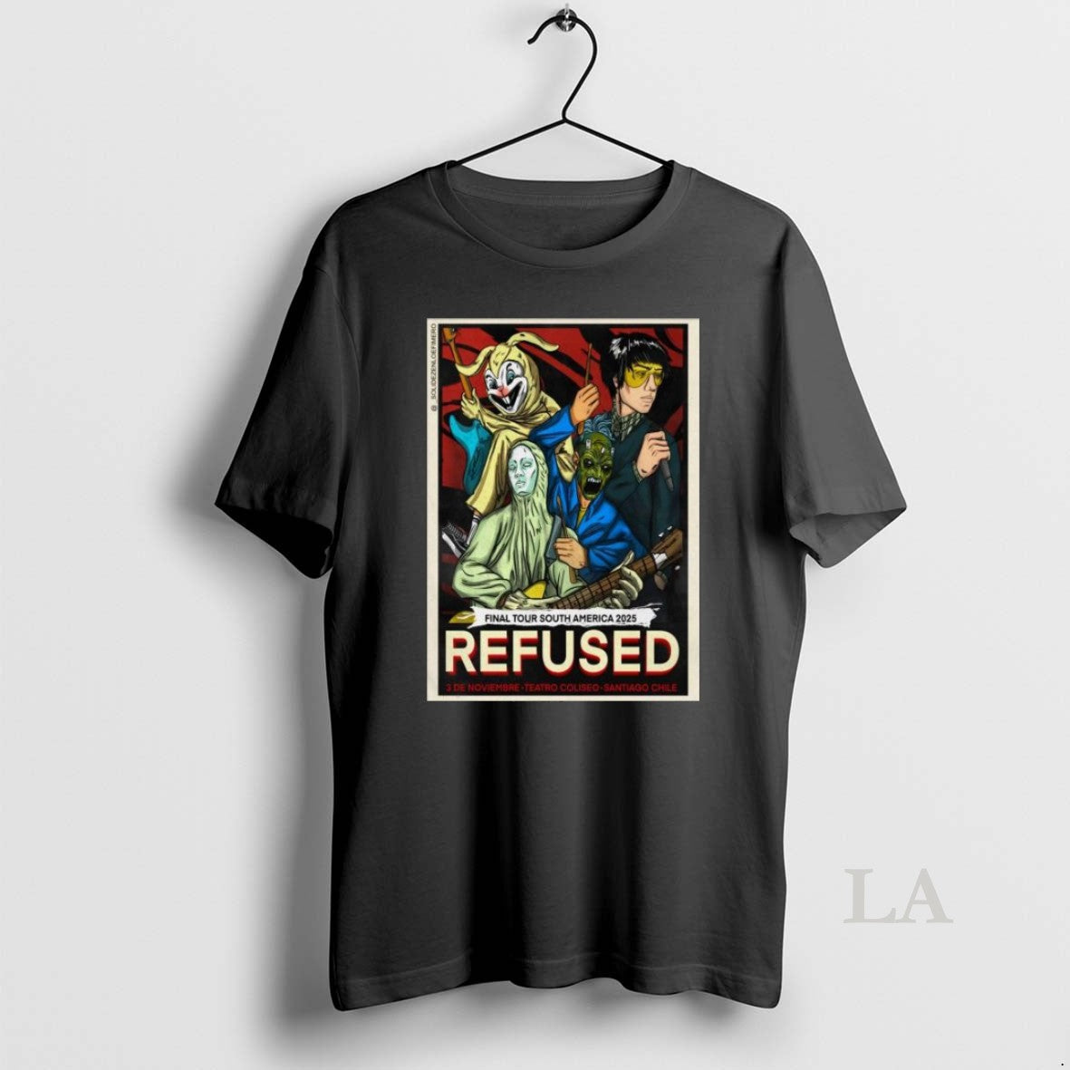 Original Refused November 3 2025 Teatro Coliseo In - Adult & Kids T-Shirts, Sweatshirts & Hoodies apparel design preview 1