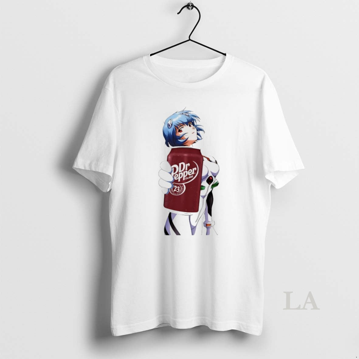 Original Rei Ayanami X Dr Pepper - Adult & Kids T-Shirts, Sweatshirts & Hoodies apparel design preview 1