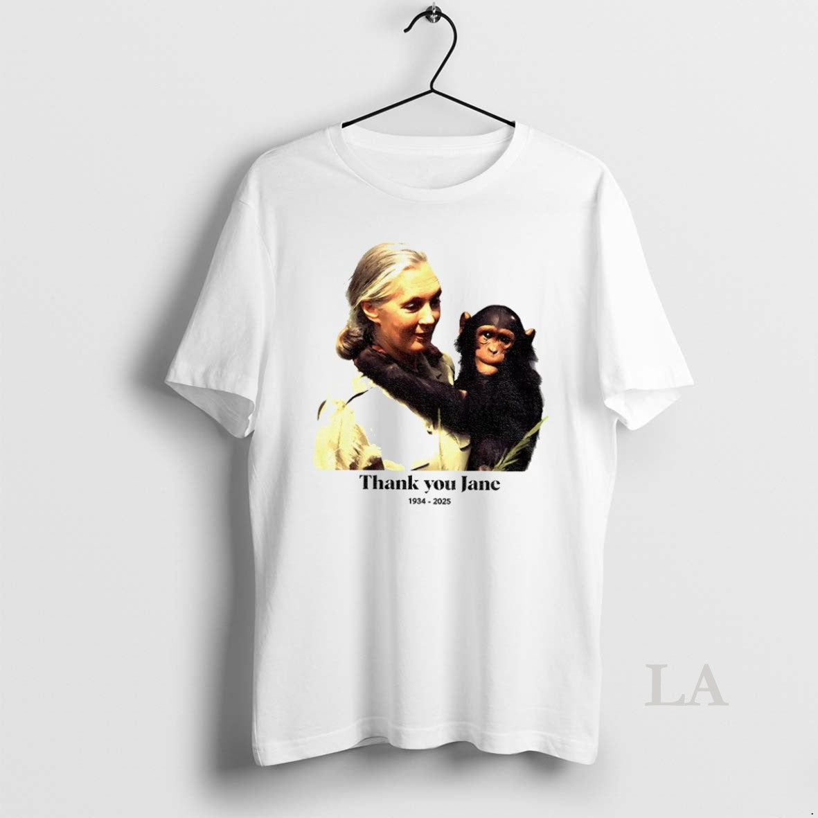Original Remember Jane Goodall Thank You Rip 1934 - Adult & Kids T-Shirts, Sweatshirts & Hoodies apparel design preview 1