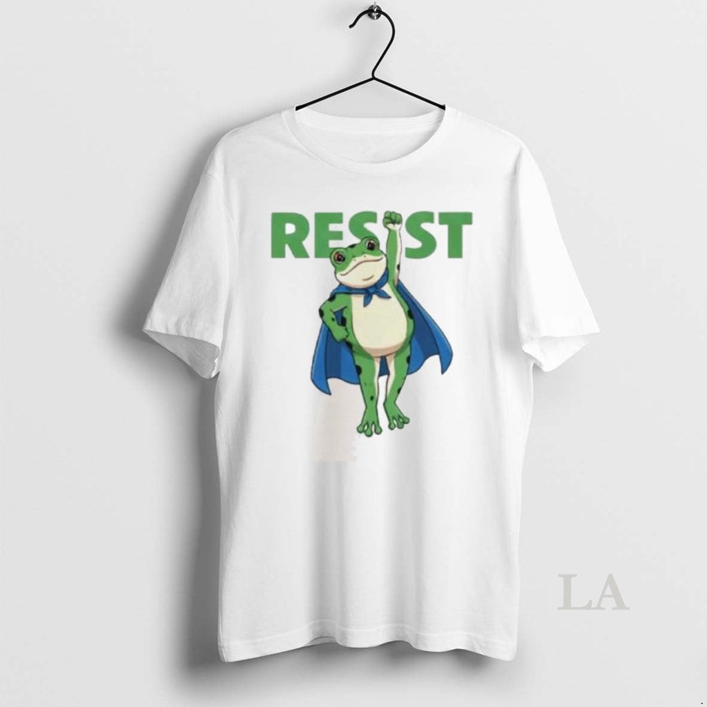 Original Resist Frog Man Portland 2025 - Adult & Kids T-Shirts, Sweatshirts & Hoodies apparel design preview 1