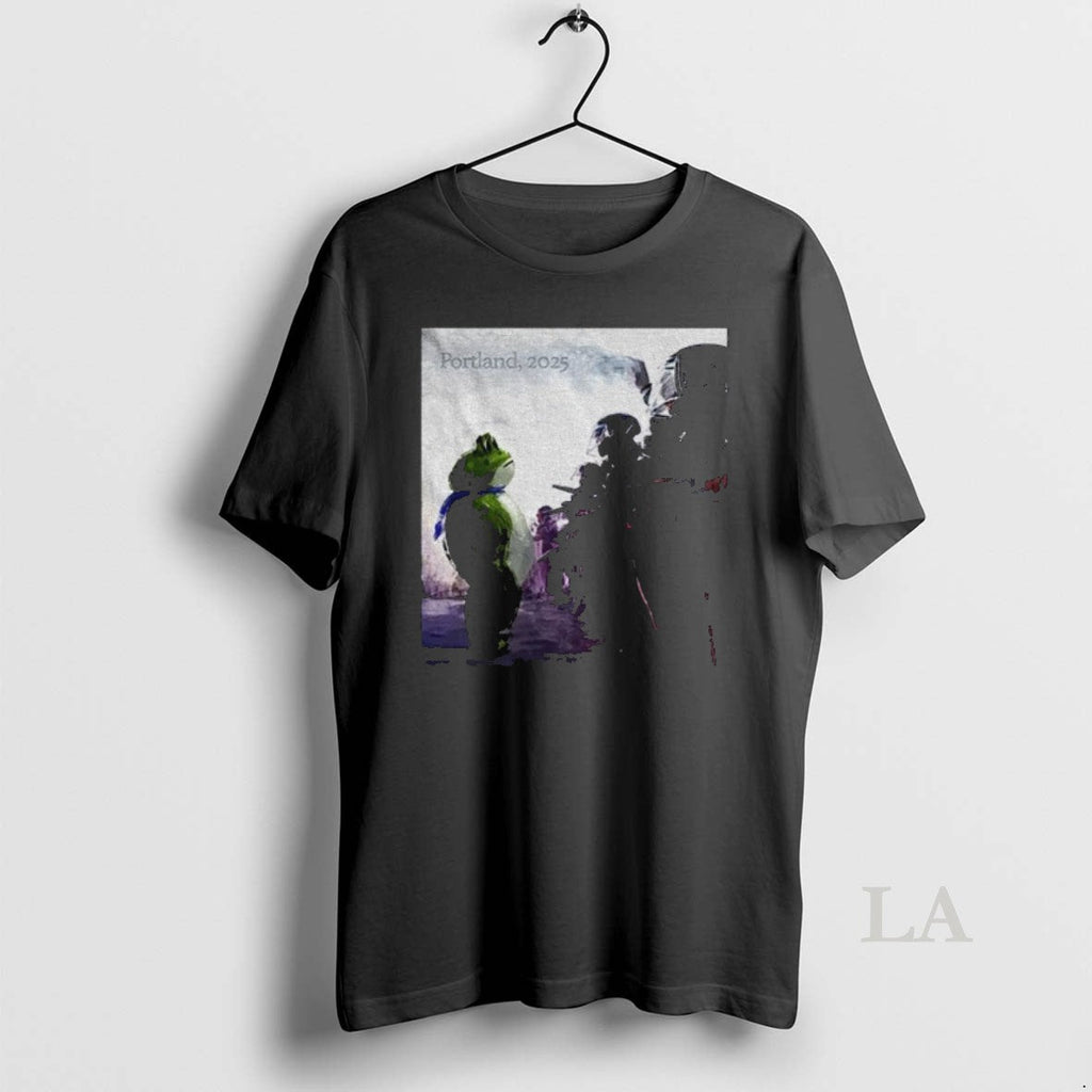 Original Resist Portland Frog I Stand With Poland - Adult & Kids T-Shirts, Sweatshirts & Hoodies apparel design preview 1