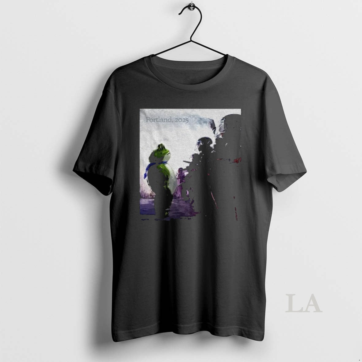Original Resist Portland Frog I Stand With Poland - Adult & Kids T-Shirts, Sweatshirts & Hoodies apparel design preview 1