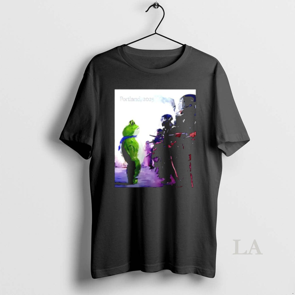 Original Resist Portland Frog I Stand With Meme - Adult & Kids T-Shirts, Sweatshirts & Hoodies apparel design preview 1