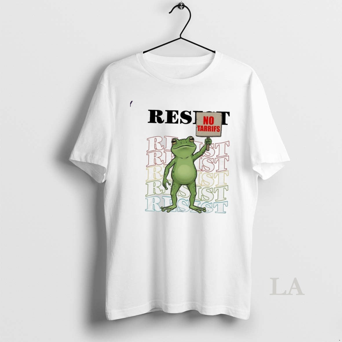 Original Resist Portland Frog No Tarrifs - Adult & Kids T-Shirts, Sweatshirts & Hoodies apparel design preview 1