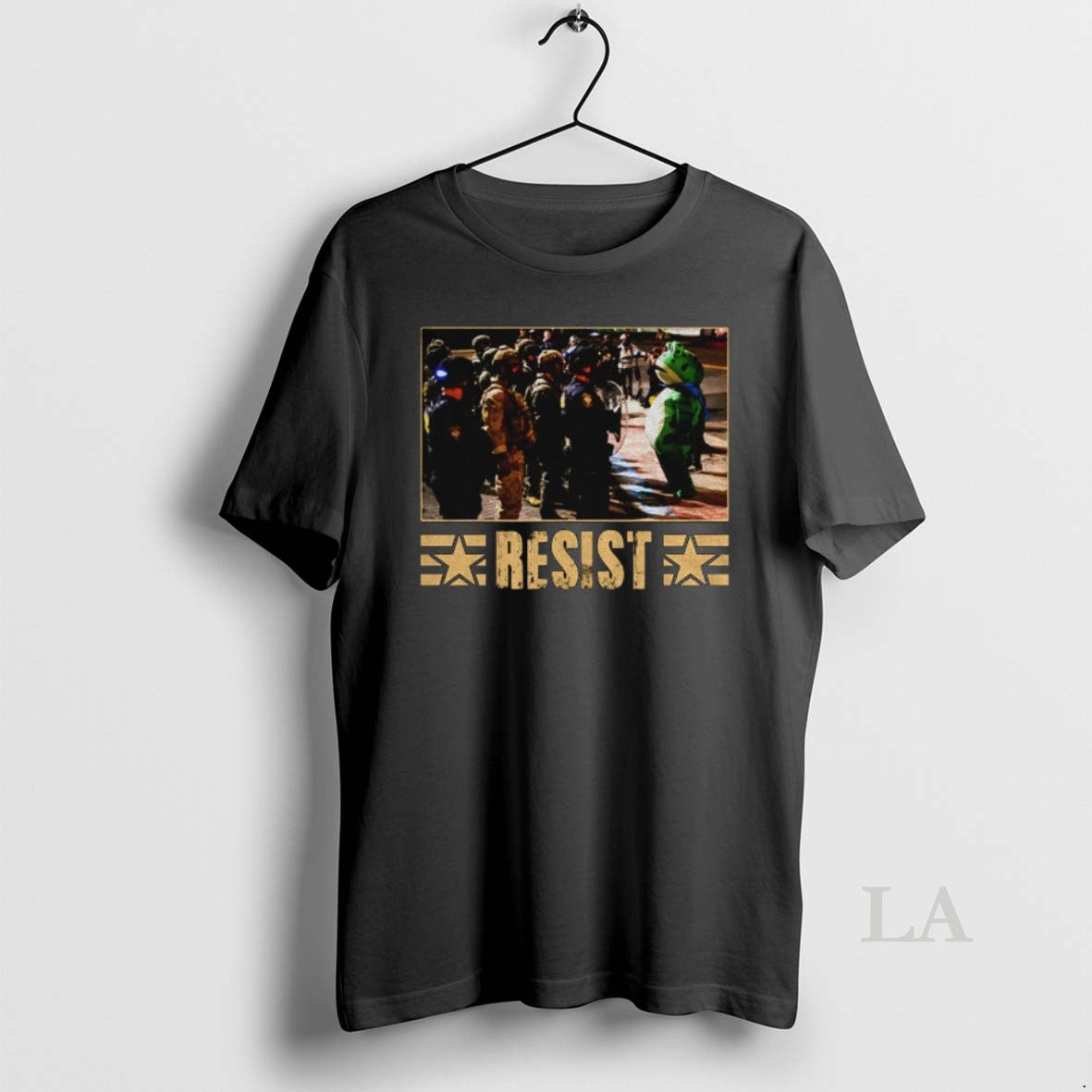 Original Resist Portland Frog Protest 2025 - Adult & Kids T-Shirts, Sweatshirts & Hoodies apparel design preview 1
