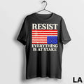 Original Resist Everything Is At Stake Us Flag - Adult & Kids T-Shirts, Sweatshirts & Hoodies apparel design preview 1
