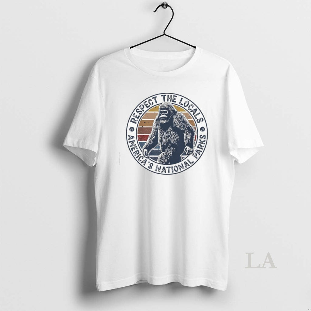 Original Respect The Locals Americas National Parks - Adult & Kids T-Shirts, Sweatshirts & Hoodies apparel design preview 1
