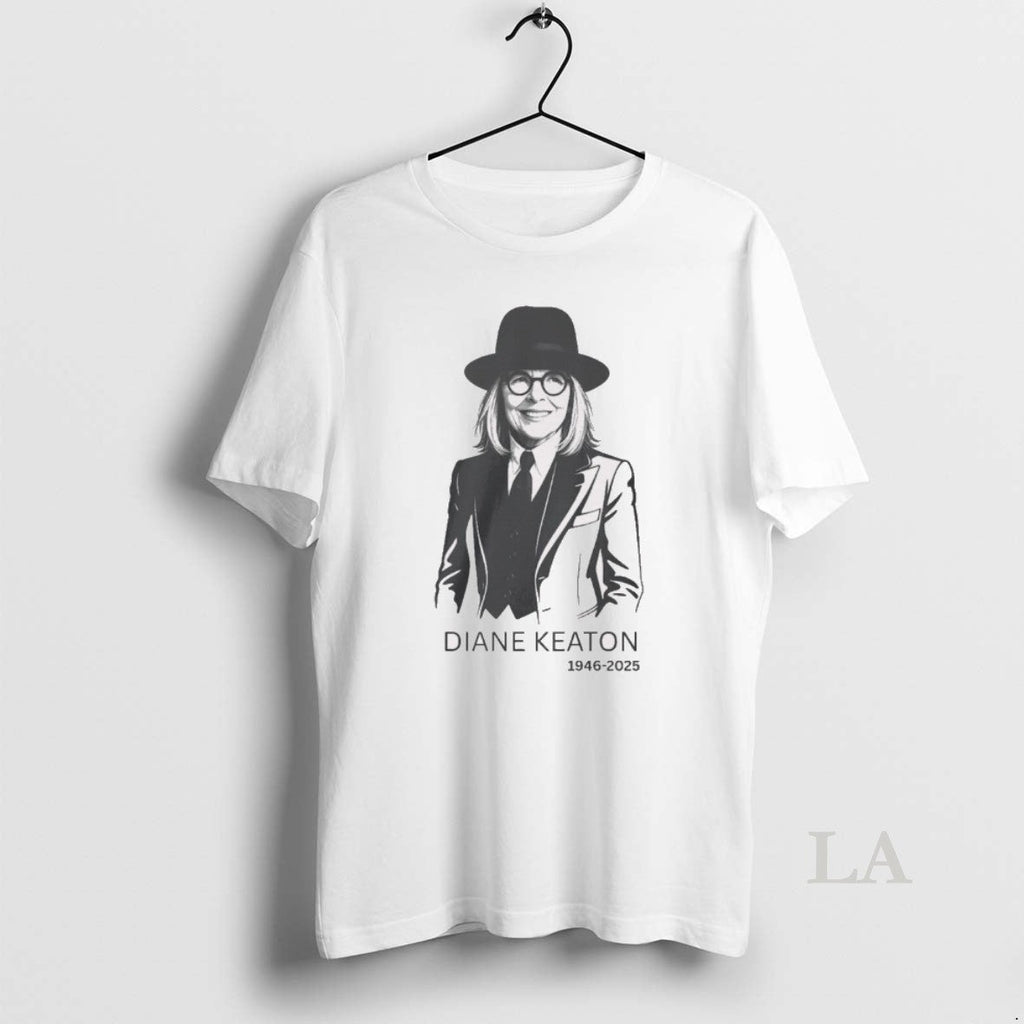 Original Rest In Peace Diane Keaton 1946 2025 - Adult & Kids T-Shirts, Sweatshirts & Hoodies apparel design preview 1