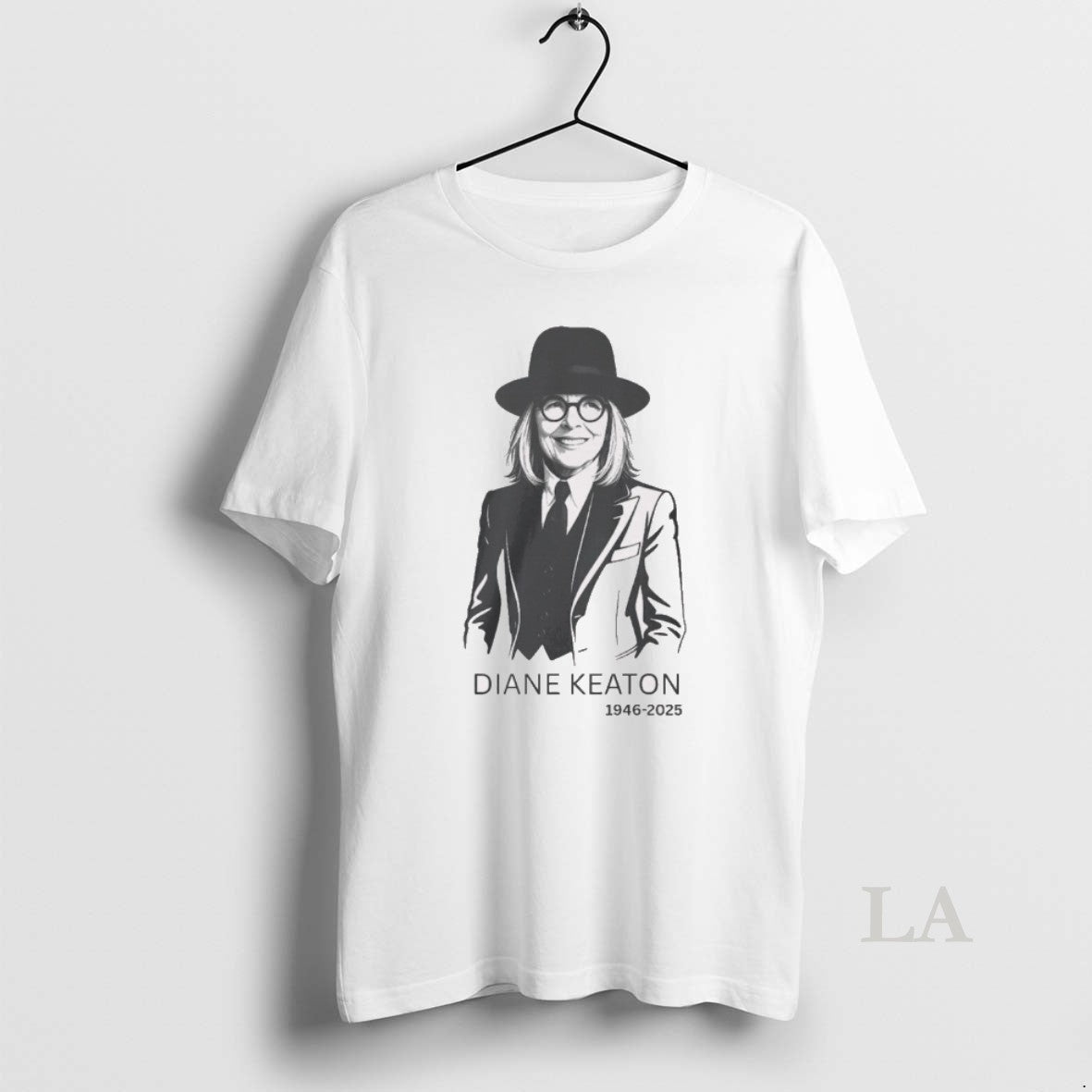 Original Rest In Peace Diane Keaton 1946 2025 - Adult & Kids T-Shirts, Sweatshirts & Hoodies apparel design preview 1