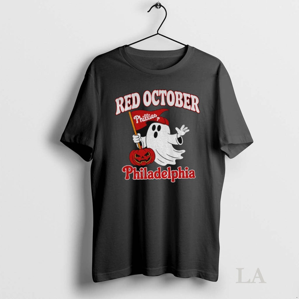 Original Retro Red October Ghost Philadelphia - Adult & Kids T-Shirts, Sweatshirts & Hoodies apparel design preview 1