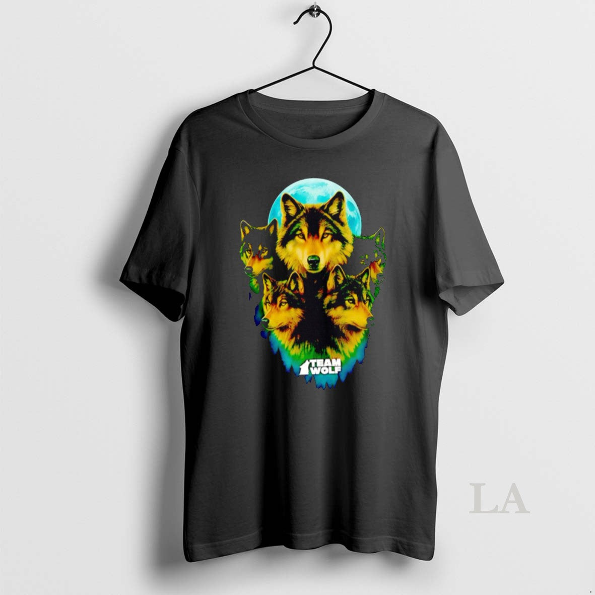 Original Retro Team Wolf Moon - Adult & Kids T-Shirts, Sweatshirts & Hoodies apparel design preview 1