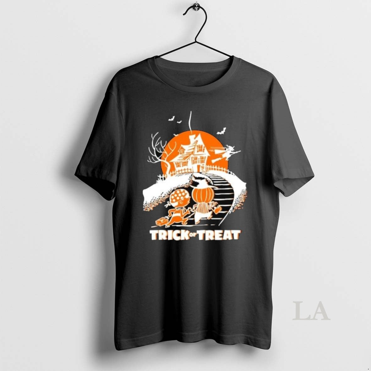 Original Retrokid Treat Street Trick Or Halloween - Adult & Kids T-Shirts, Sweatshirts & Hoodies apparel design preview 1
