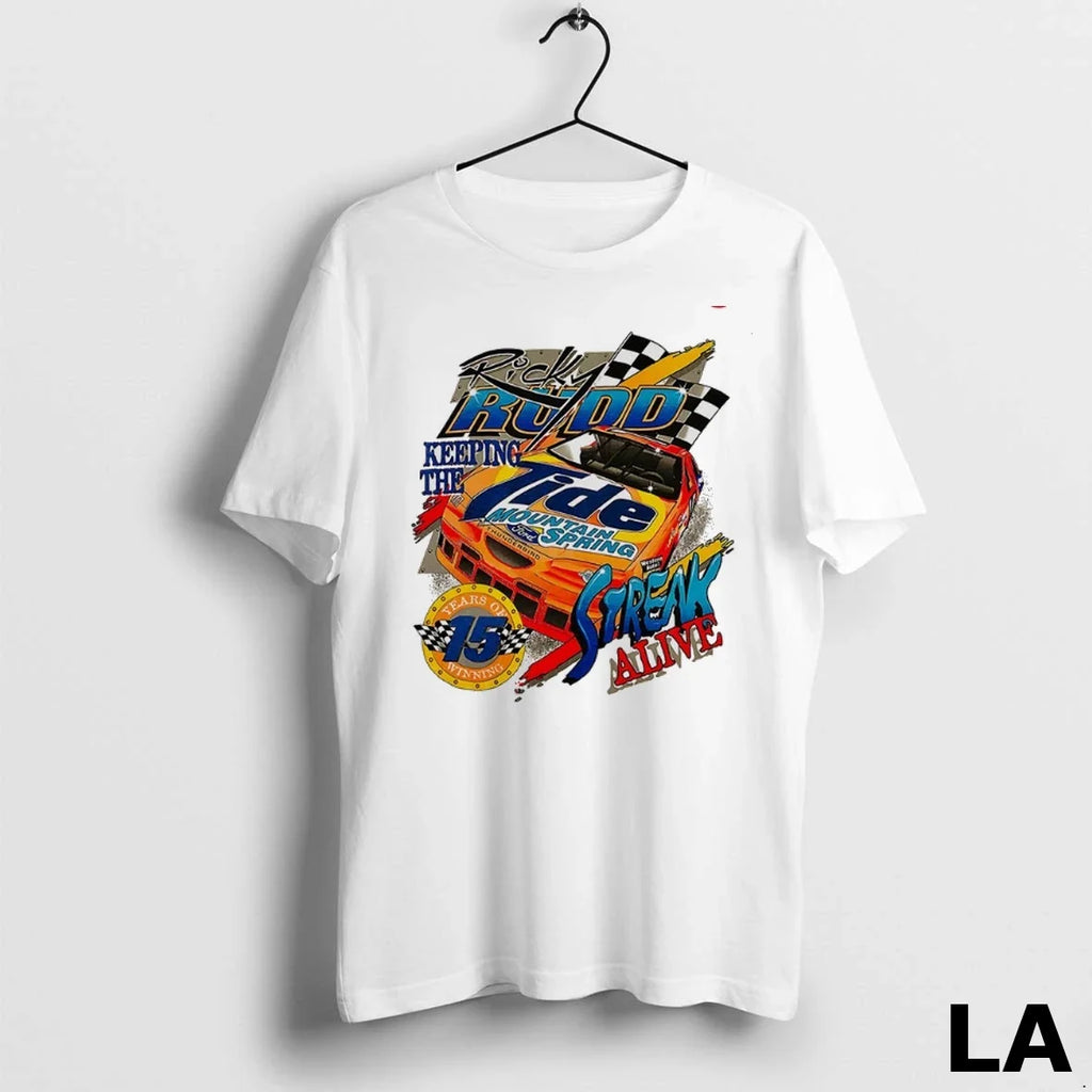 Original Ricky Rudd Keeping The Streak Alive - Adult & Kids T-Shirts, Sweatshirts & Hoodies apparel design preview 1