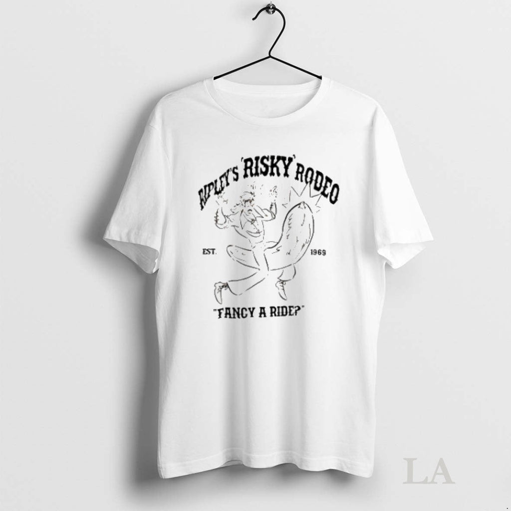 Original Ripleys Risky Rodeo Fancy A Ride 1969 - Adult & Kids T-Shirts, Sweatshirts & Hoodies apparel design preview 1
