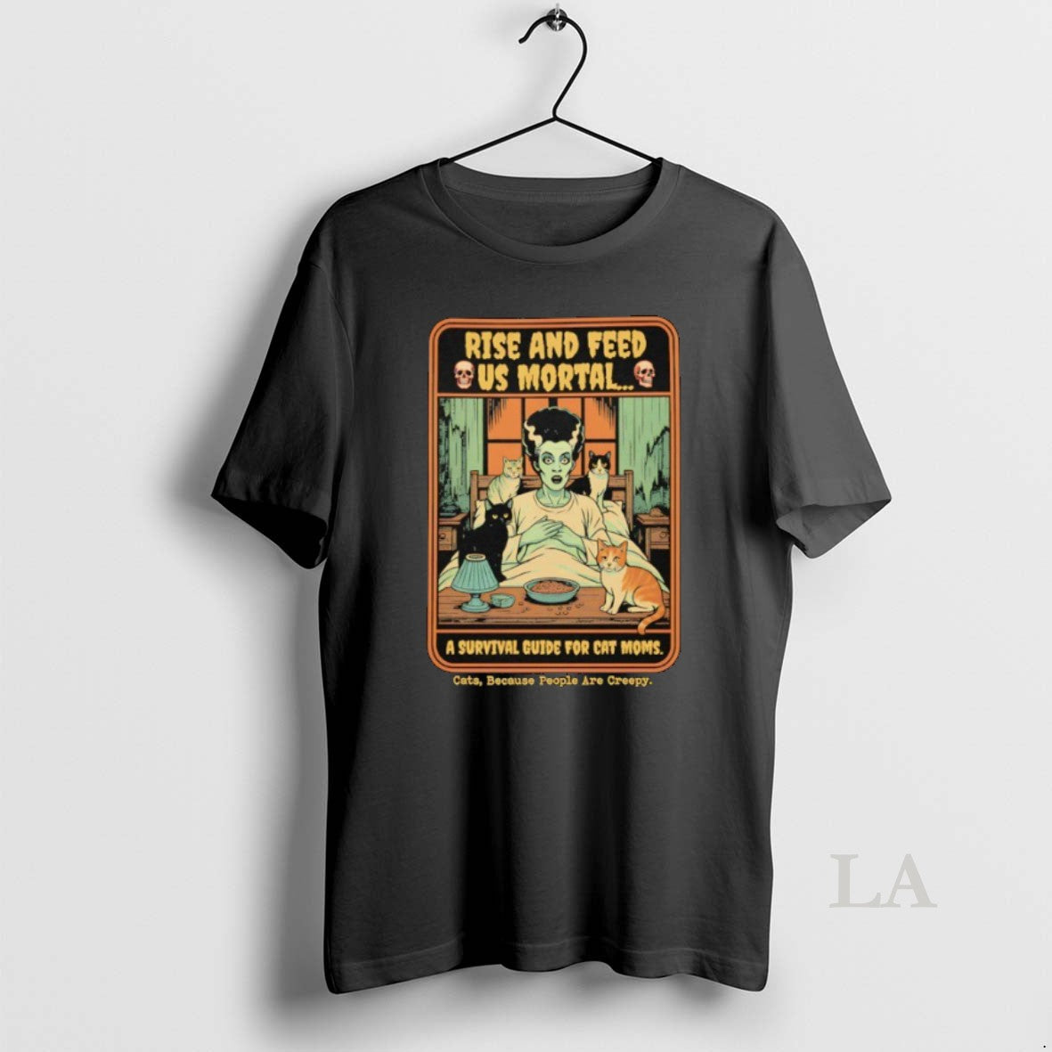 Original Rise And Feed Us Mortal A Survival Guide Cat - Adult & Kids T-Shirts, Sweatshirts & Hoodies apparel design preview 1