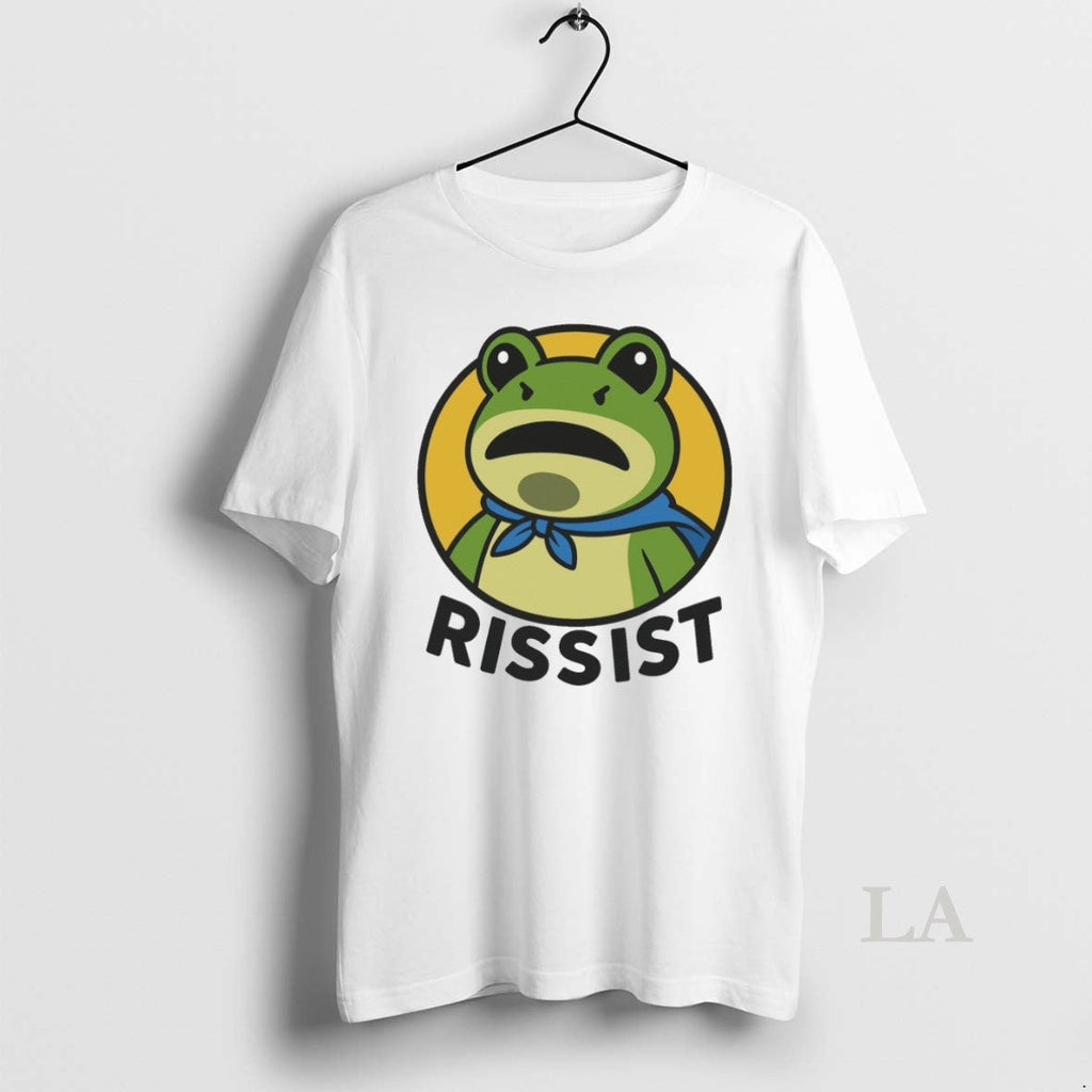 Original Rissist Portland Frog Protest - Adult & Kids T-Shirts, Sweatshirts & Hoodies apparel design preview 1